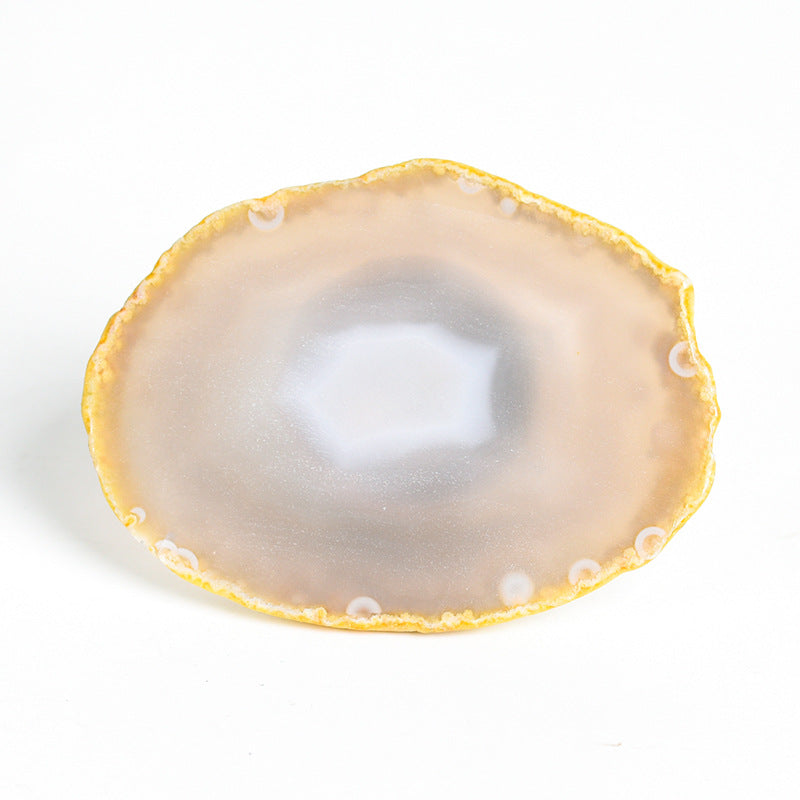 Natural agate raw stone transparent crystal colorful shining night light color changing street stall night market gift luminous toy