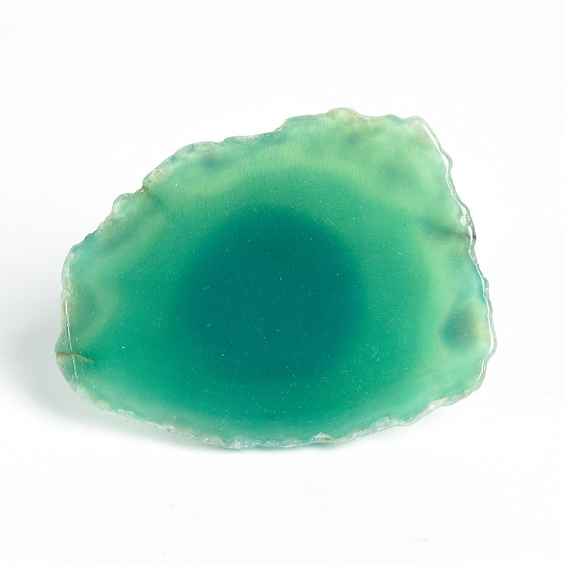 Natural agate raw stone transparent crystal colorful shining night light color changing street stall night market gift luminous toy