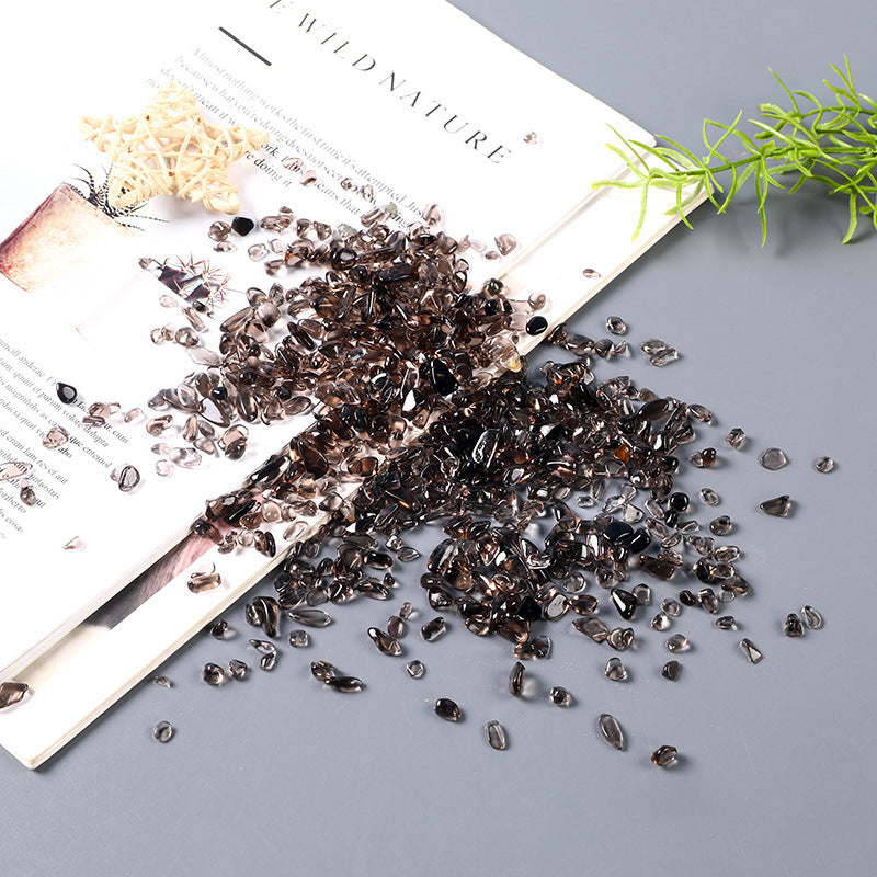 Natural tea crystal gravel aromatherapy stone diffuser stone office furniture tea table decoration ornaments small grain gravel