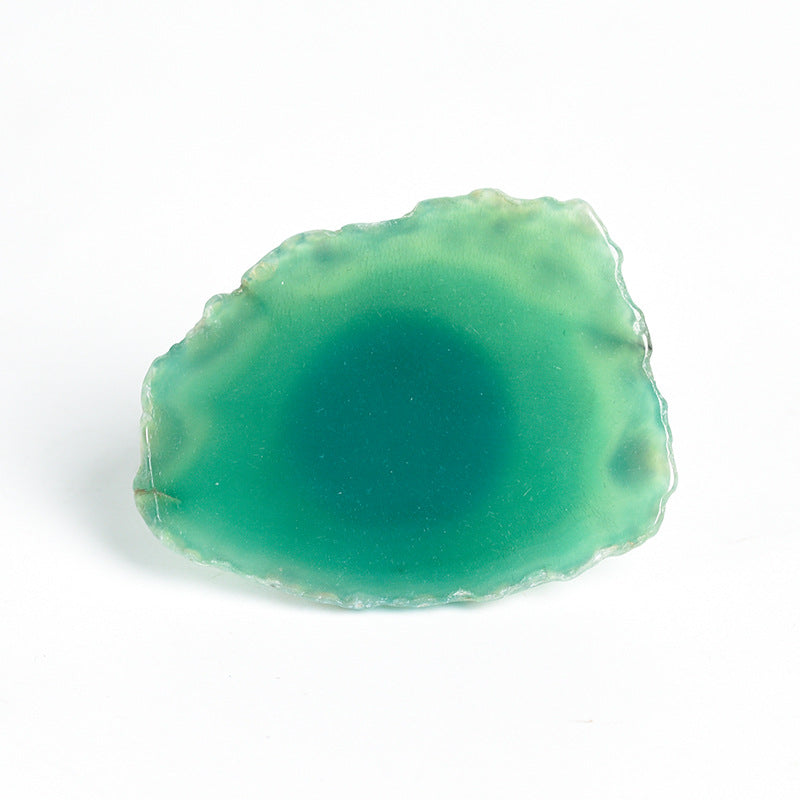Natural agate raw stone transparent crystal colorful shining night light color changing street stall night market gift luminous toy