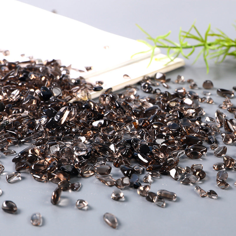 Natural tea crystal gravel aromatherapy stone diffuser stone office furniture tea table decoration ornaments small grain gravel