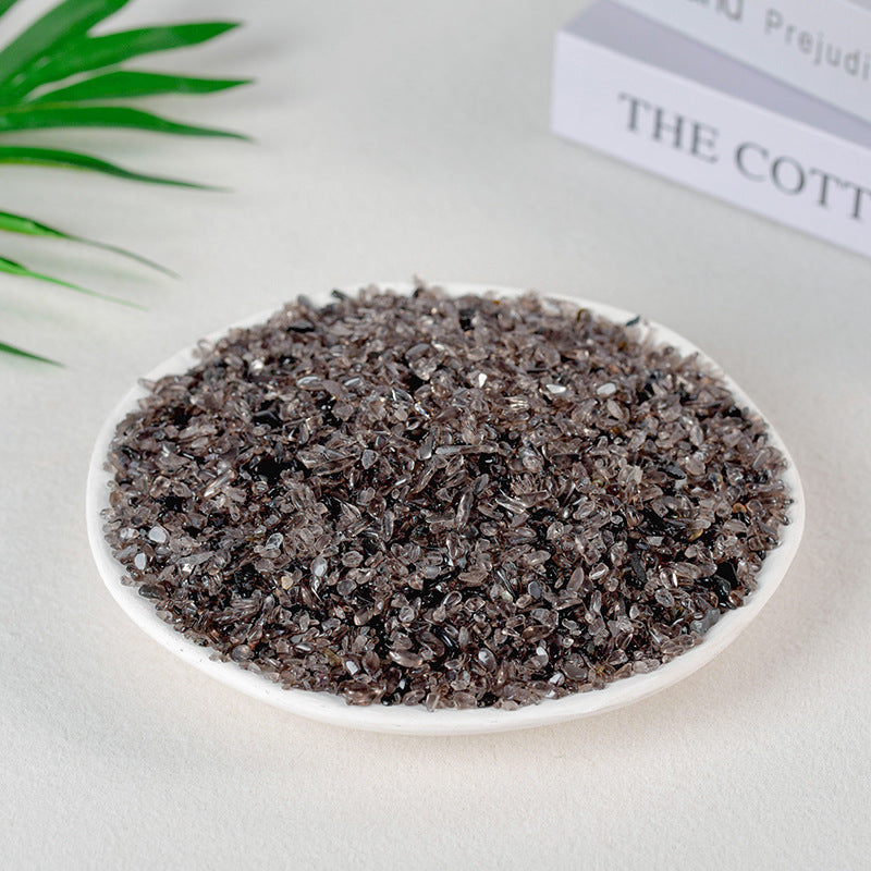 Natural tea crystal gravel aromatherapy stone diffuser stone office furniture tea table decoration ornaments small grain gravel