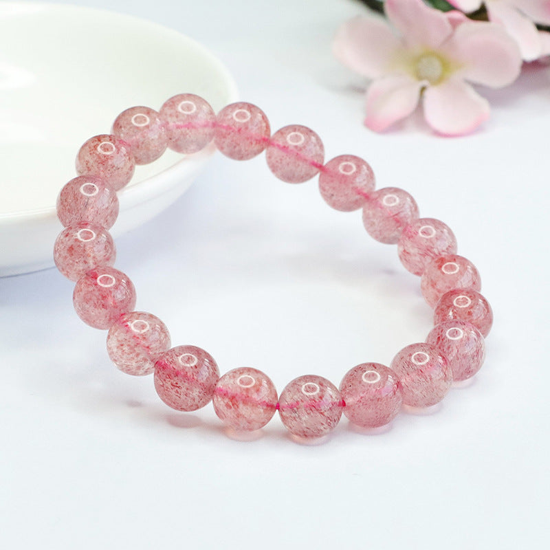 Natural Strawberry Crystal Bracelet Crystal Bracelet Colorful Jewelry CB3051505 