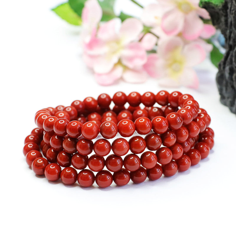 Red agate full flesh bracelet 108 beads necklace south red MN2041415 