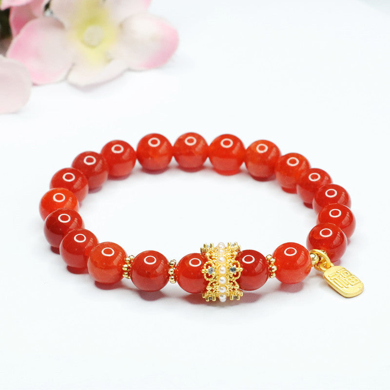 Agate Bracelet Chalcedony Bracelet Jewelry MN3040402