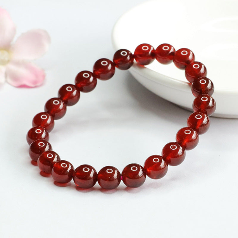 Natural Orange Garnet Bracelet Women's Stone Bracelet Crystal Colorful Treasure CB4040404 