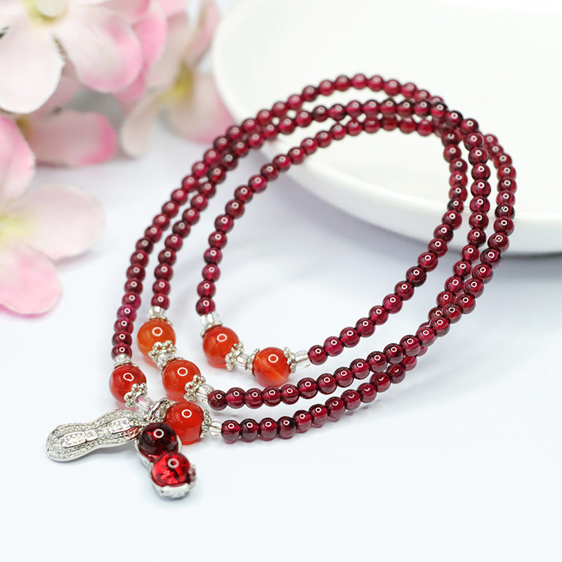 Garnet bracelet multi-circle bracelet peanut necklace national trend CB3102103 