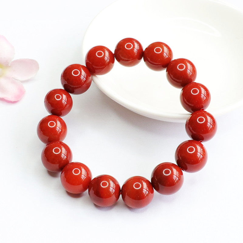 Red agate bracelet full of fleshy color bracelet southern red jewelry MN2042114 