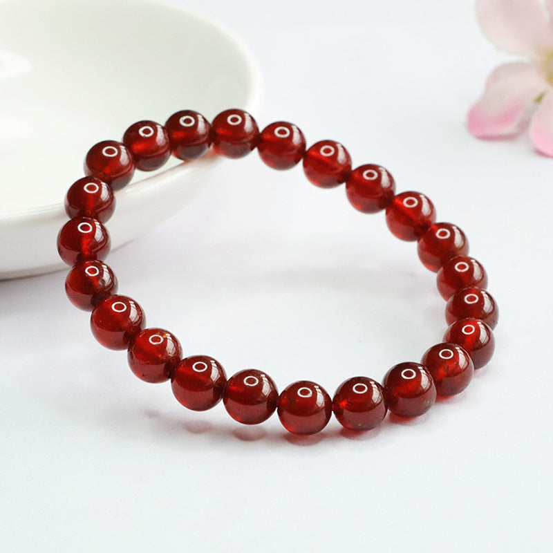 Natural Orange Garnet Bracelet Women's Stone Bracelet Crystal Colorful Treasure CB4040404 