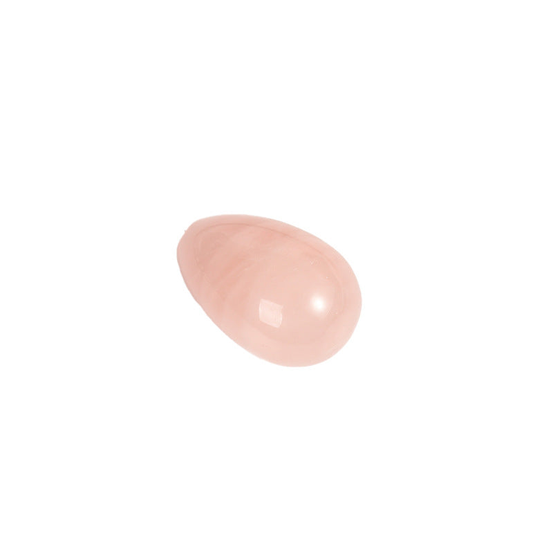 Jade play piece home decoration oval crystal rose quartz aventurine semi-precious stone egg-shaped massage hand ball 