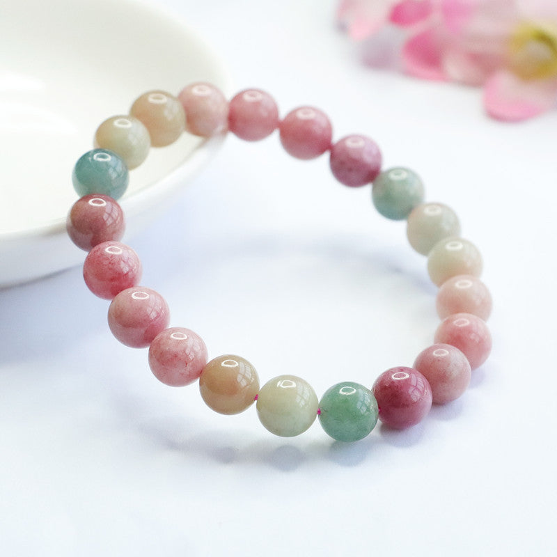 Natural Tourmaline Bracelet Brazilian Rainbow Bracelet Crystal Color Treasure CB2090508 