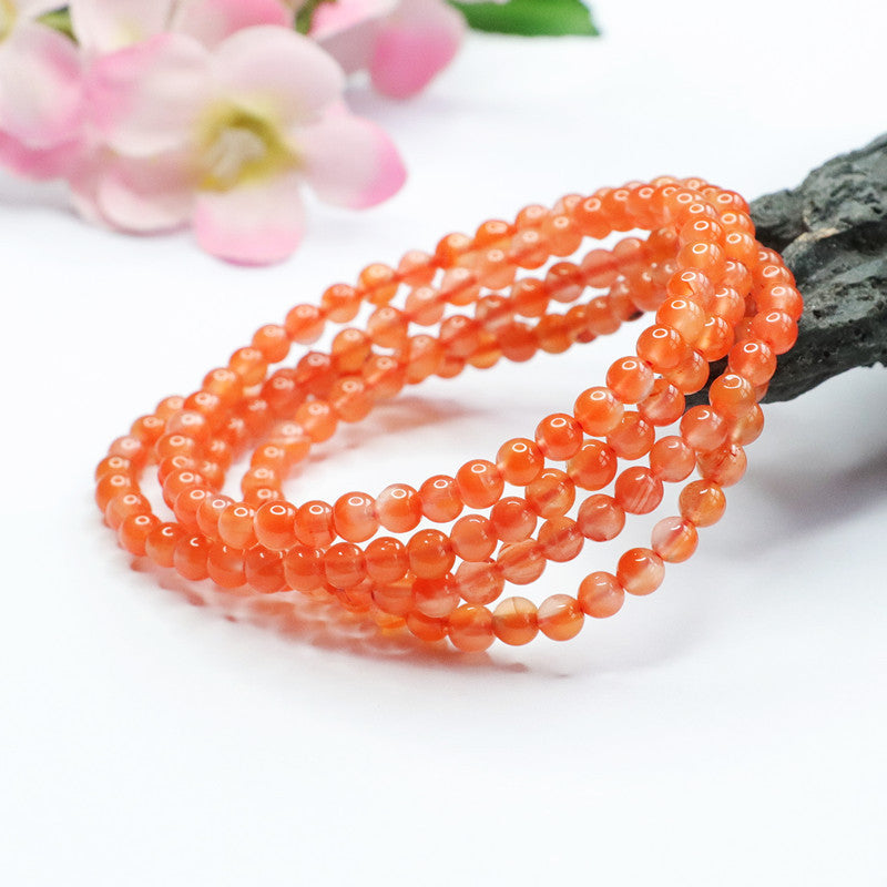 Natural South Red Agate Bracelet Sichuan Material Bracelet Jewelry MN2082511 