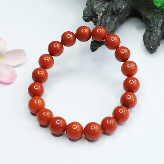 Natural Southern Red Agate Bracelet Full of Flesh and Colorful Beads Jewelry MN2053007 