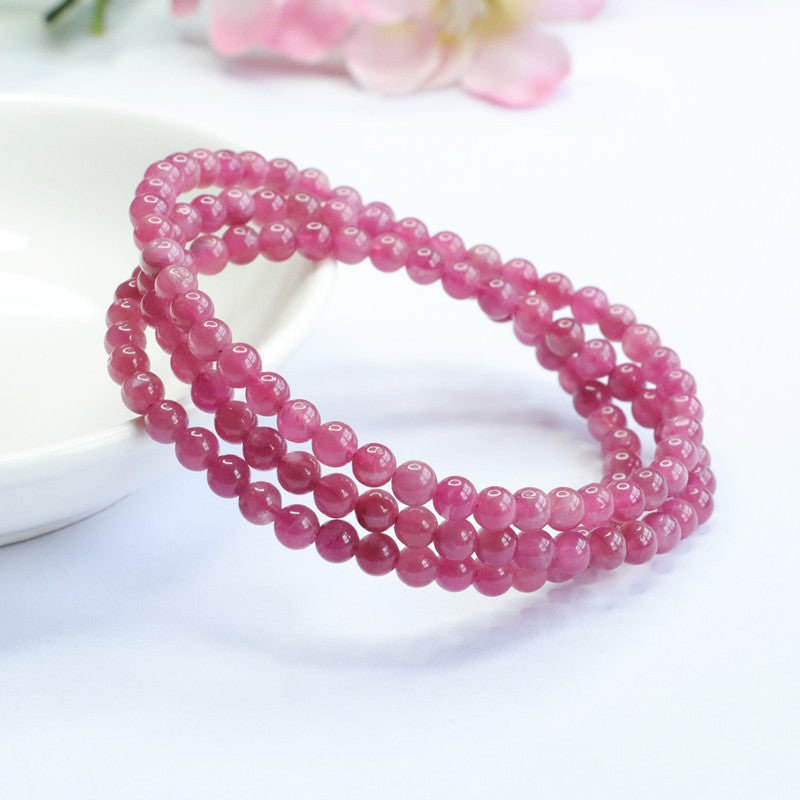 Natural Tourmaline Bracelet Brazilian Red Bracelet Crystal Colorful Jewelry Supply CB2081603 