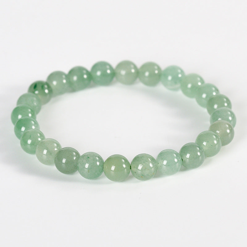 Natural 8mm crystal bracelet stone beaded bracelet color crystal green aventurine agate turquoise bracelet jewelry batch 