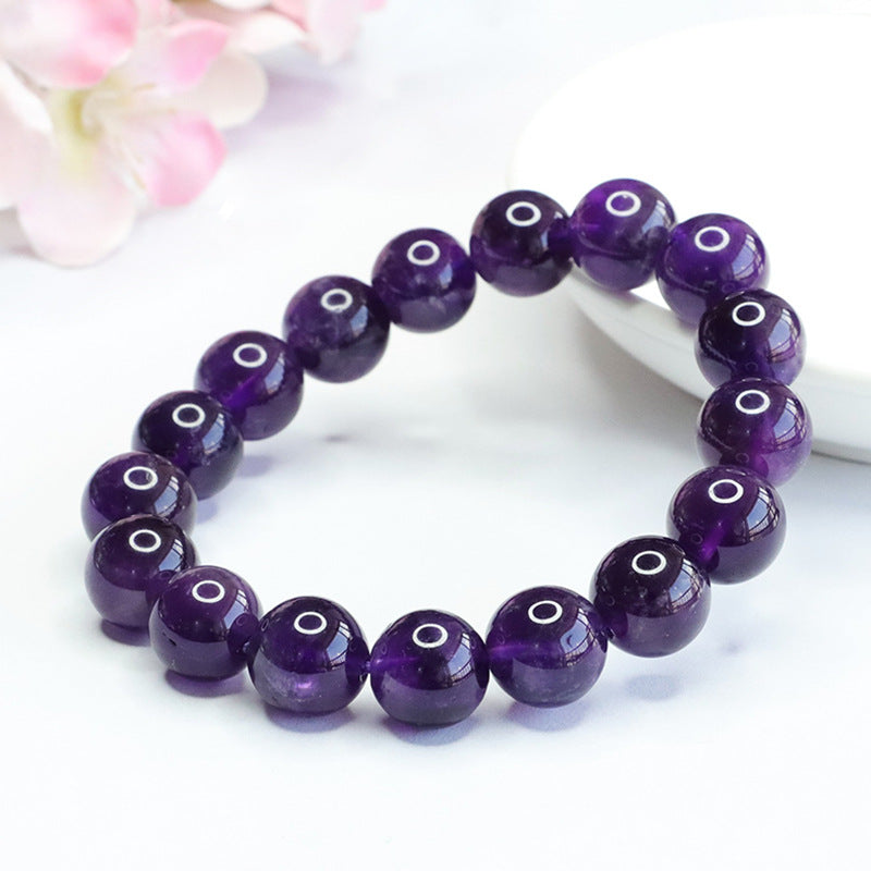 Natural amethyst bracelet bracelet jewelry beads jewelry gift piece CB2040712 