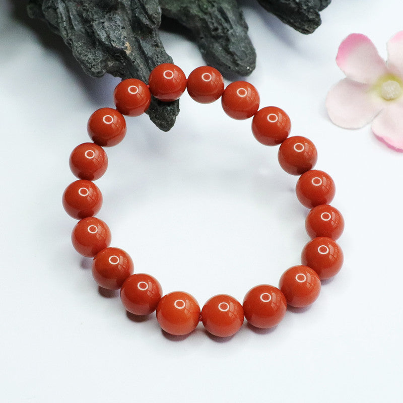 Natural Southern Red Agate Bracelet Full of Flesh and Colorful Beads Jewelry MN2053007 