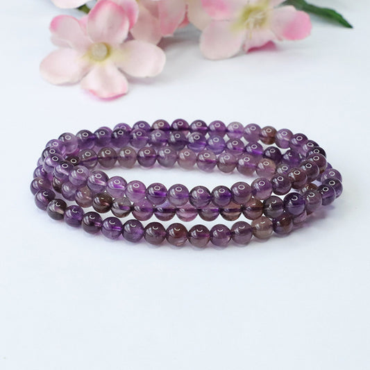 Natural Amethyst Bracelet Purple Colorful Multi-circle Bracelet Necklace CB3092903 