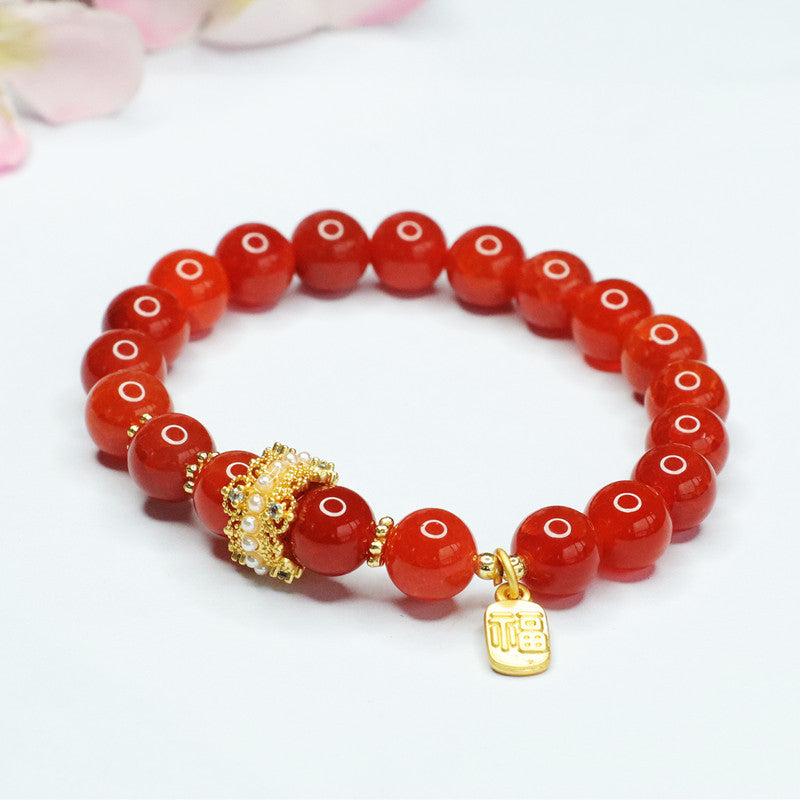 Agate Bracelet Chalcedony Bracelet Jewelry MN3040402