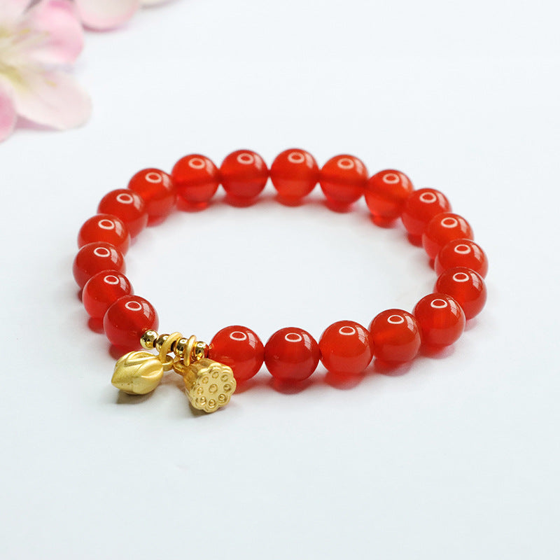 Natural red agate bracelet Two Worlds Happy Bracelet Women's Jewelry Accessories MN3020306