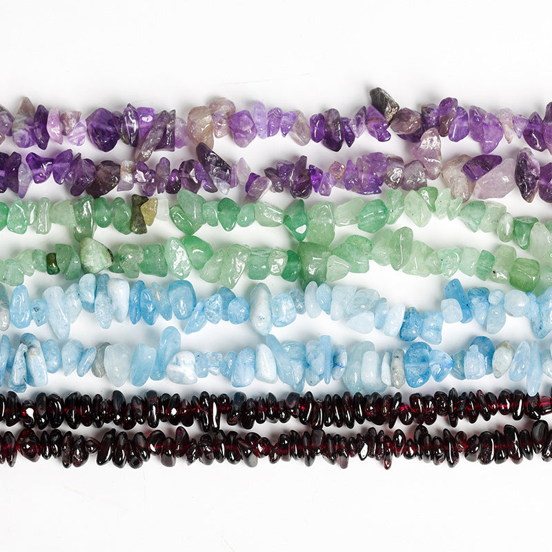 Gravel loose beads DIY jewelry accessories colorful stones random crystal gravel semi-finished irregular beads turquoise 