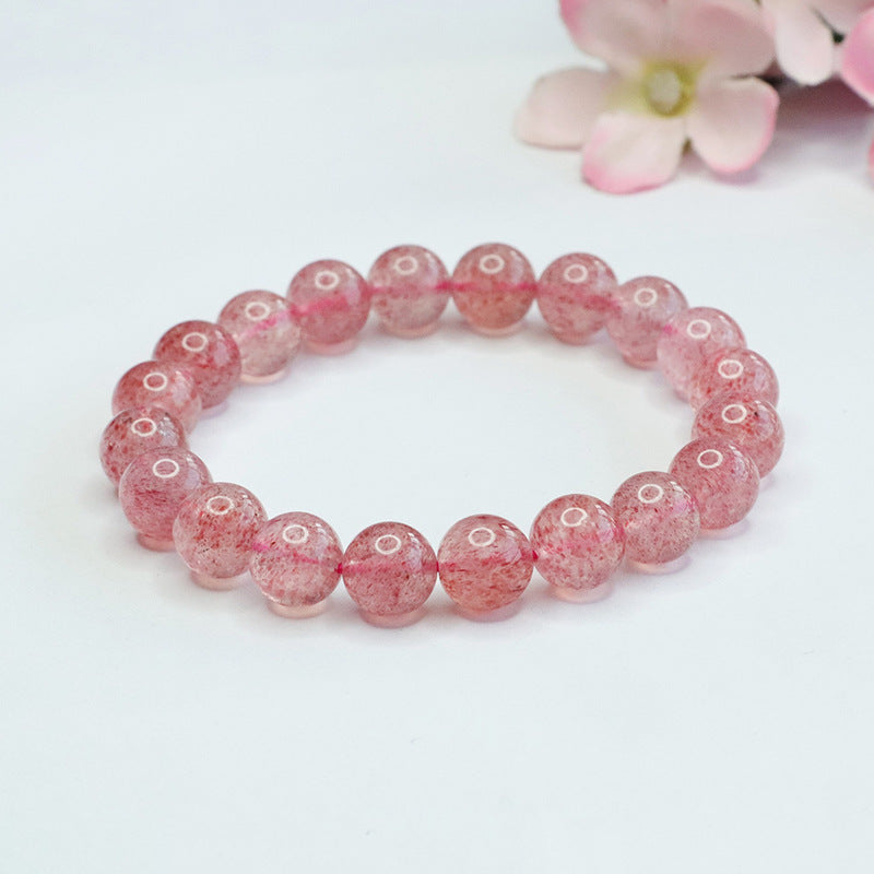 Natural Strawberry Crystal Bracelet Crystal Bracelet Colorful Jewelry CB3051505 