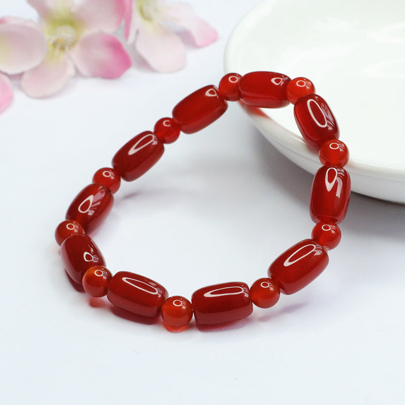 Carnelian Passepartout Bracelet Chalcedony Bracelet Jewelry MN1122571