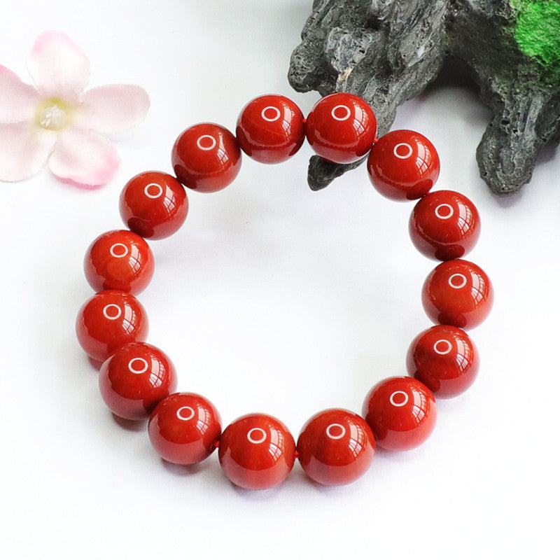 Red agate bracelet full of fleshy color bracelet southern red jewelry MN2042114 