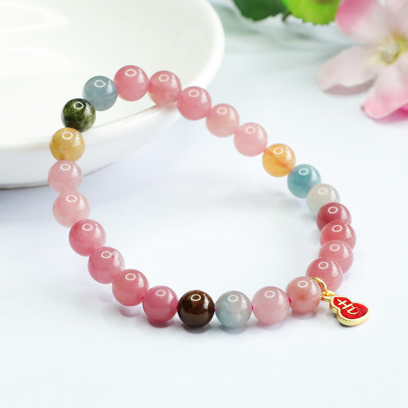 Natural Tourmaline Bracelet Brazilian Old Mine Bracelet Crystal Color Treasure CB3071004 