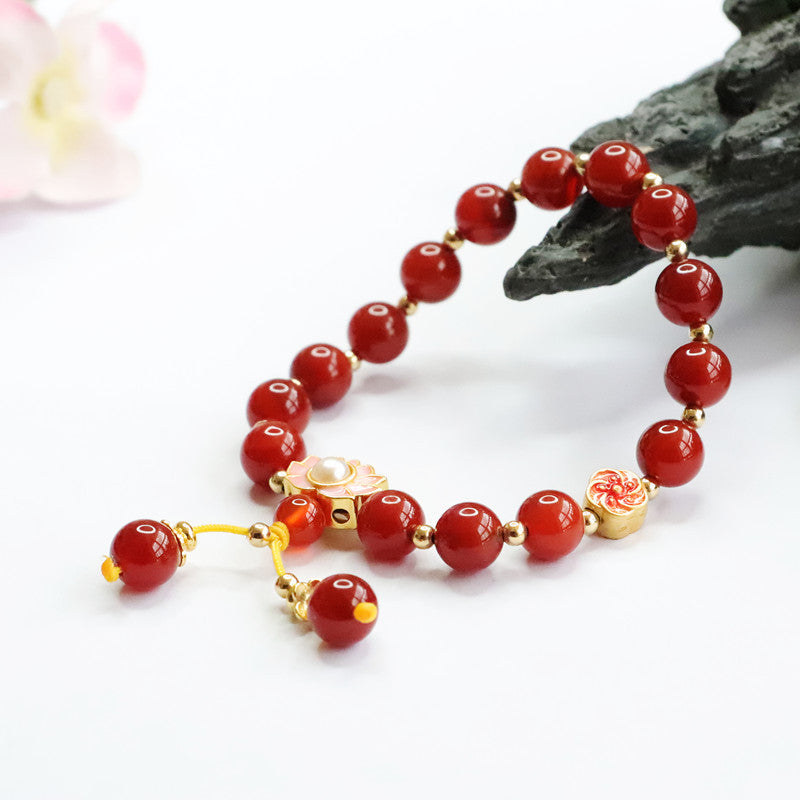 Red Agate Bracelet Southern Red Bracelet Jewelry MN2100306 