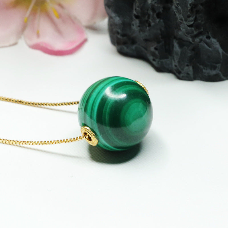 Malachite bead pendant colorful crystal jewelry jewelry CB2112709 