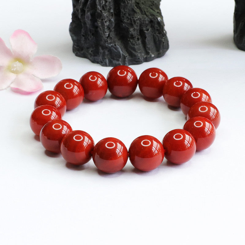 Red agate bracelet full of fleshy color bracelet southern red jewelry MN2042114 