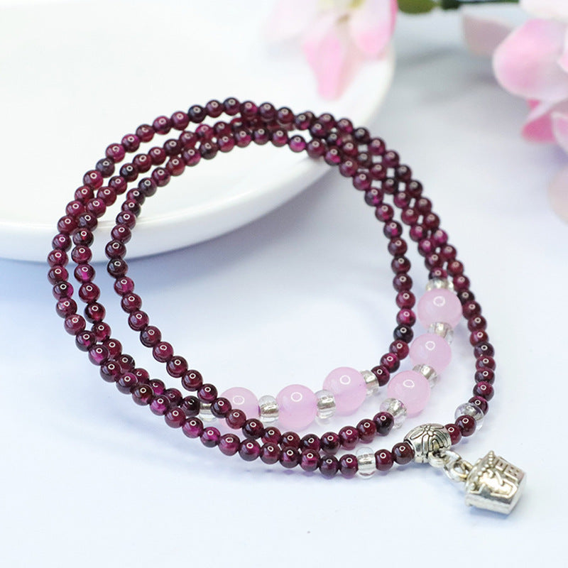 Purple tooth black garnet multi-circle bracelet bracelet jewelry for women CB3101708 