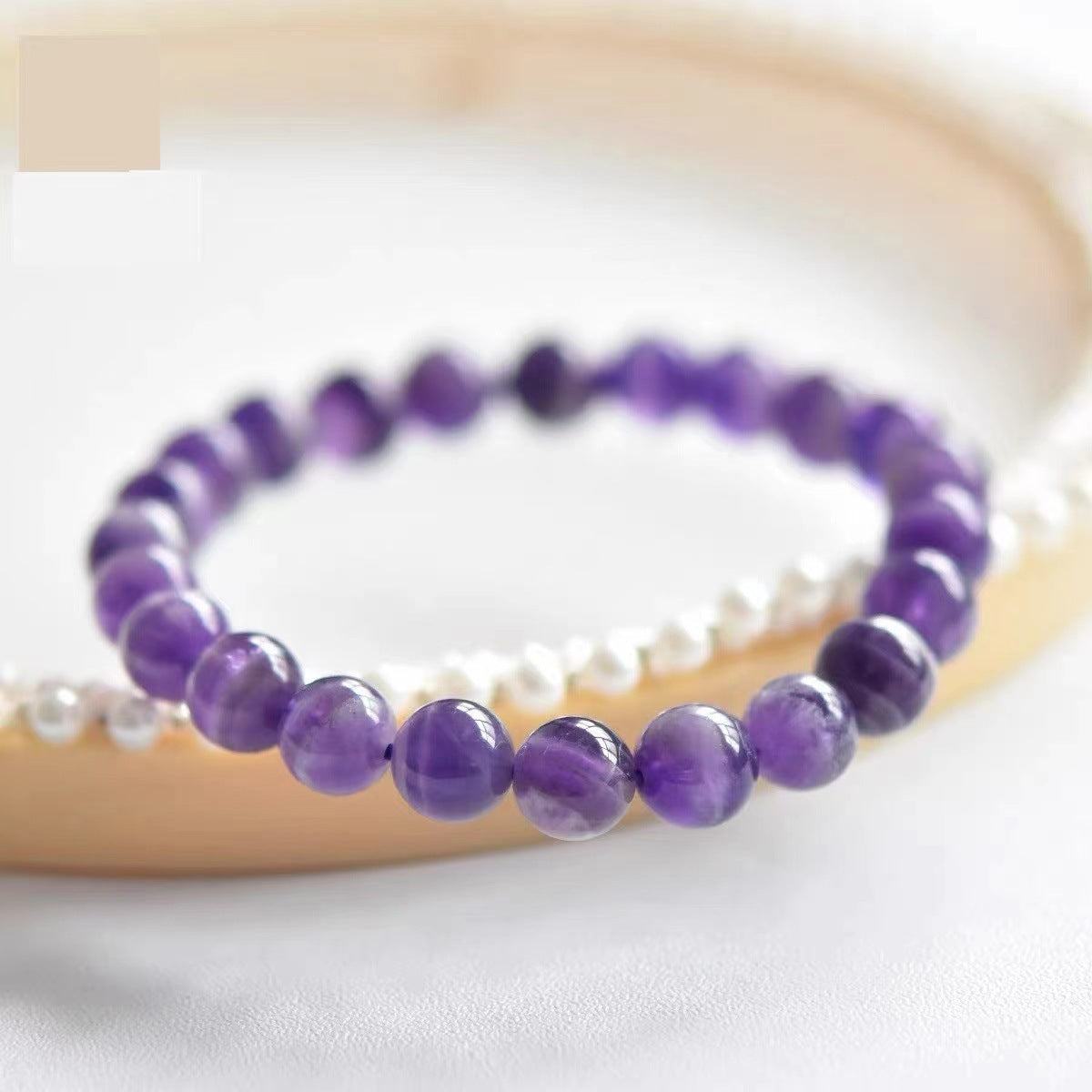 Natural Amethyst Bracelet Lavender Dream Crystal Bracelet CB2072124 