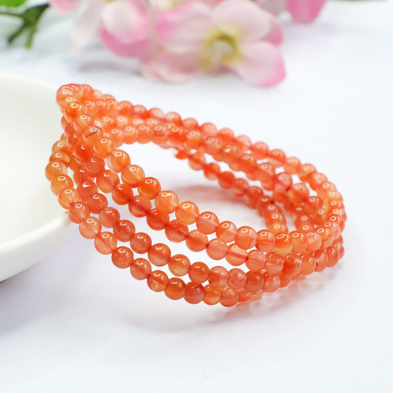 Natural South Red Agate Bracelet Sichuan Material Bracelet Jewelry MN2082511 