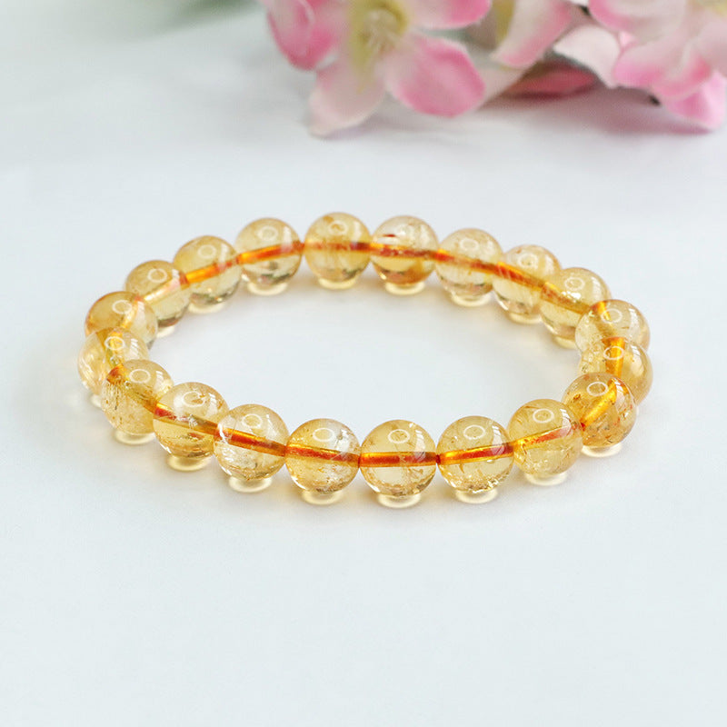 Natural Citrine Bracelet Brazilian Colorful Treasure Bracelet Jewelry CB2092616 