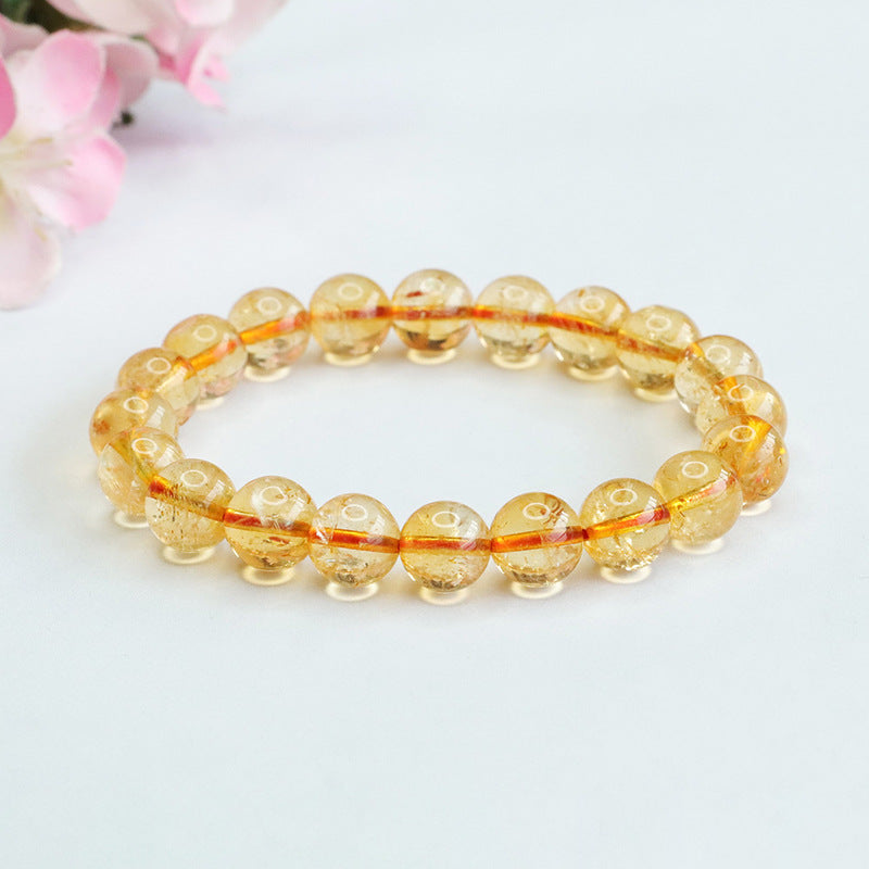 Natural Citrine Bracelet Brazilian Colorful Treasure Bracelet Jewelry CB2092616 