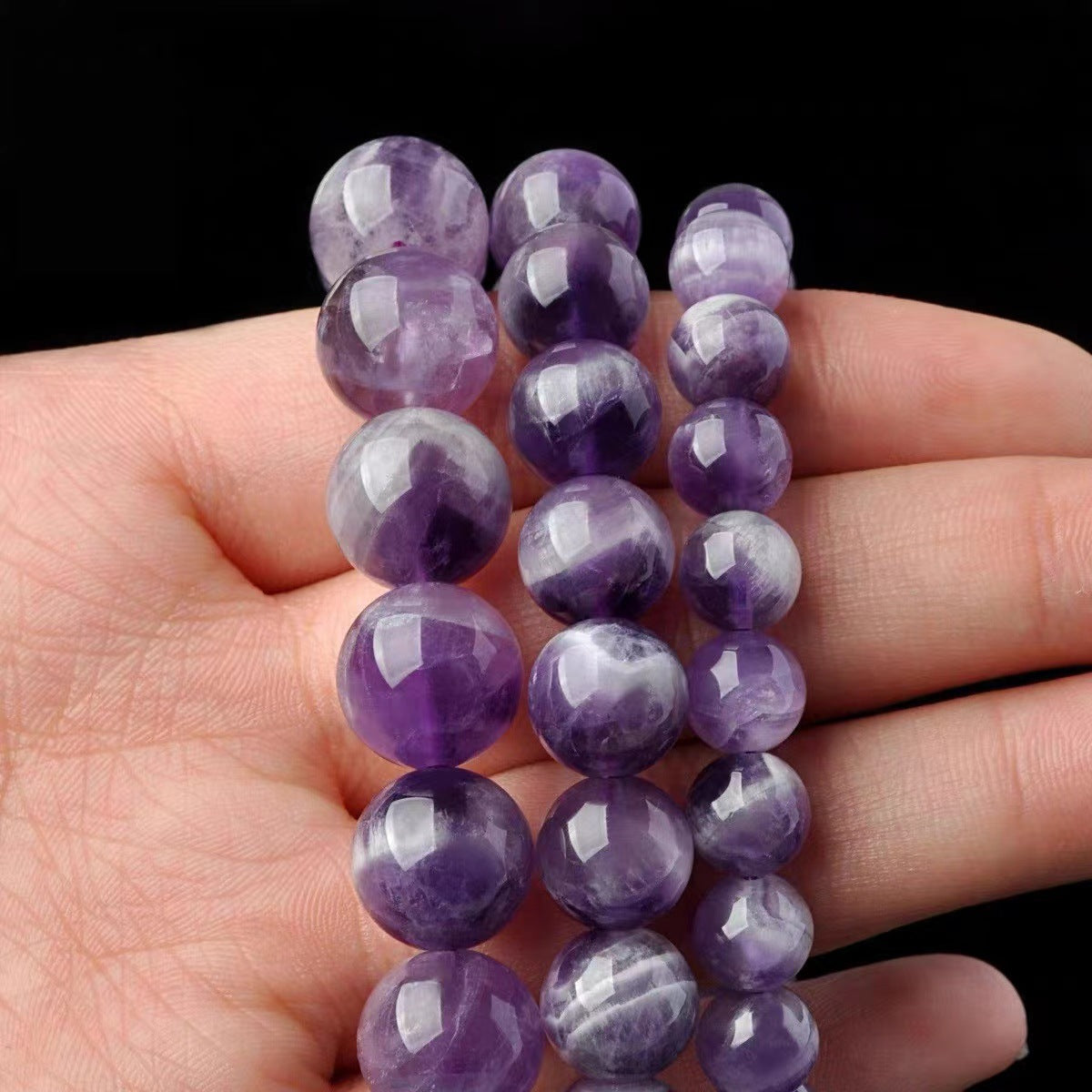 Natural Amethyst Bracelet Lavender Dream Crystal Bracelet CB2072124 