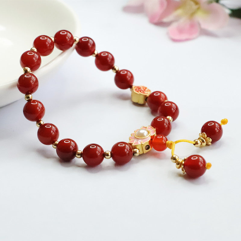 Red Agate Bracelet Southern Red Bracelet Jewelry MN2100306 