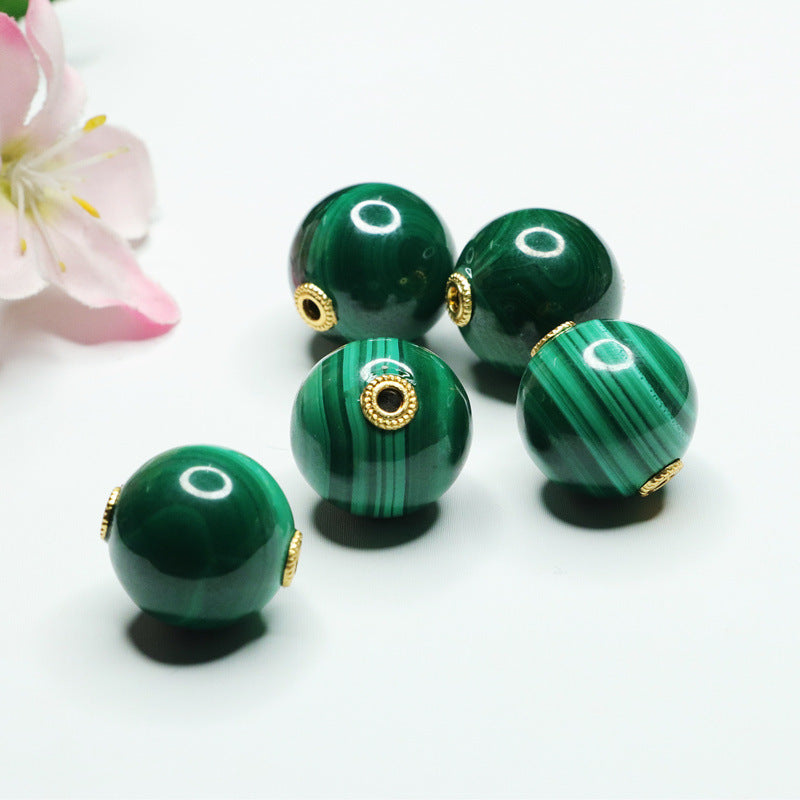 Malachite bead pendant colorful crystal jewelry jewelry CB2112709 