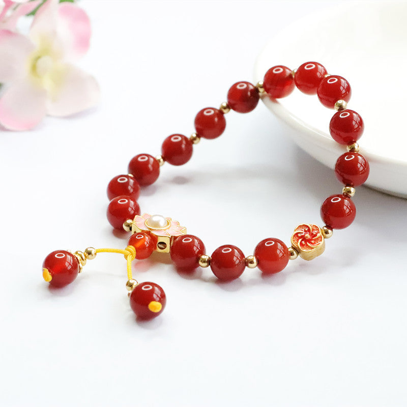 Red Agate Bracelet Southern Red Bracelet Jewelry MN2100306 