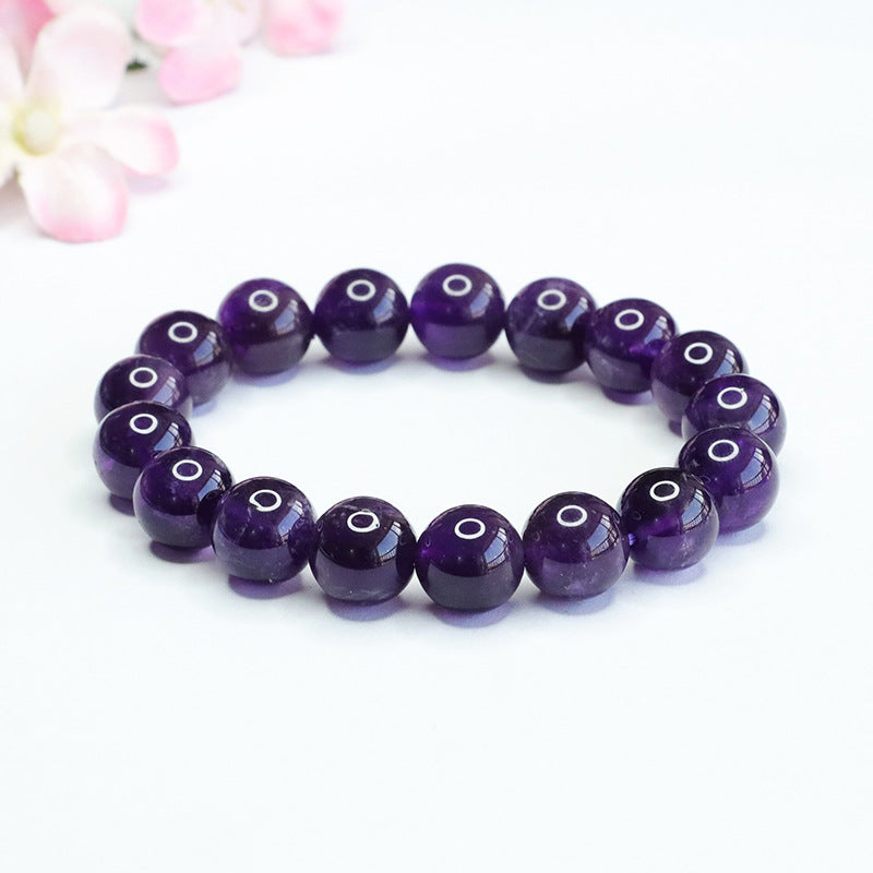 Natural amethyst bracelet bracelet jewelry beads jewelry gift piece CB2040712 