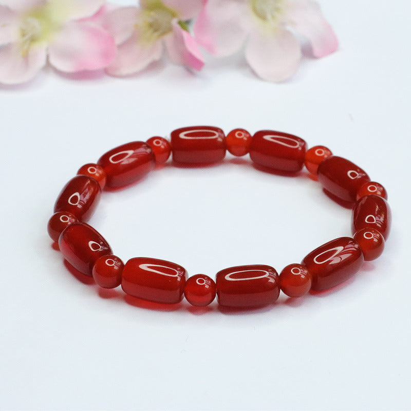 Carnelian Passepartout Bracelet Chalcedony Bracelet Jewelry MN1122571