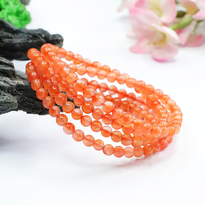 Natural South Red Agate Bracelet Sichuan Material Bracelet Jewelry MN2082511 