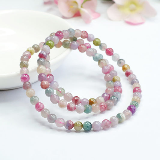 Natural Tourmaline Bracelet Candy Crystal Bracelet Colorful Jewelry CB2080607 