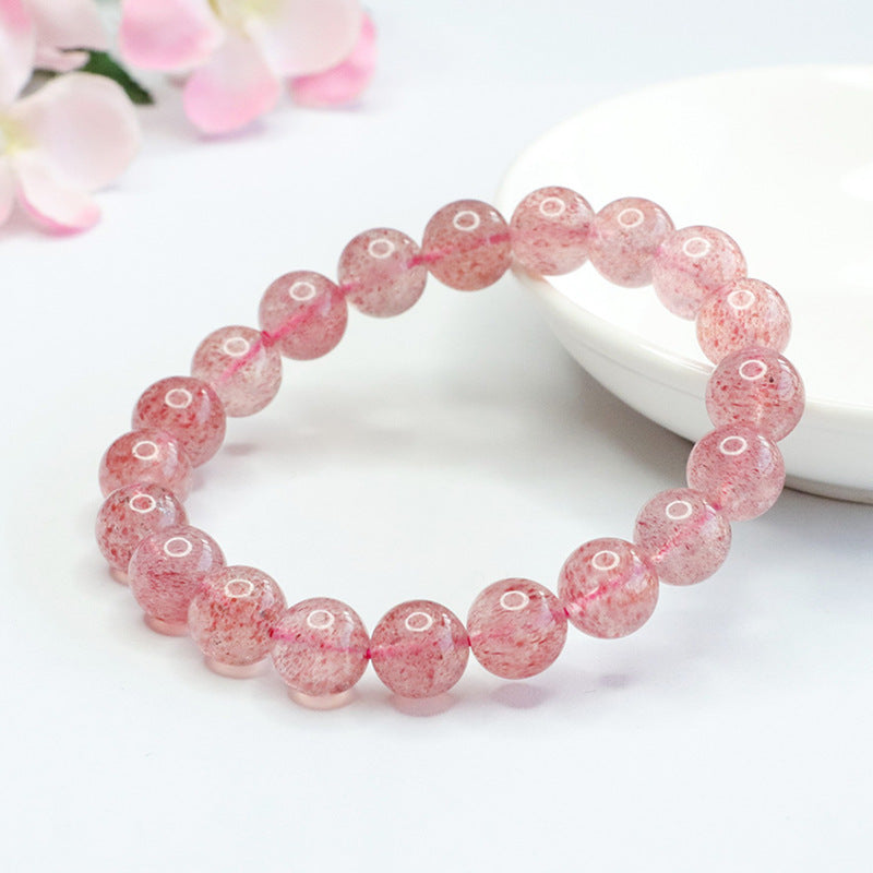 Natural Strawberry Crystal Bracelet Crystal Bracelet Colorful Jewelry CB3051505 