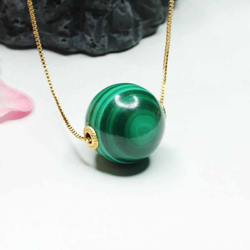 Malachite bead pendant colorful crystal jewelry jewelry CB2112709 