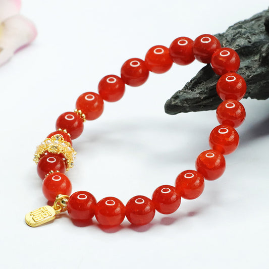 Agate Bracelet Chalcedony Bracelet Jewelry MN3040402