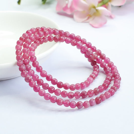 Natural Tourmaline Bracelet Brazilian Red Bracelet Crystal Colorful Jewelry Supply CB2081603 