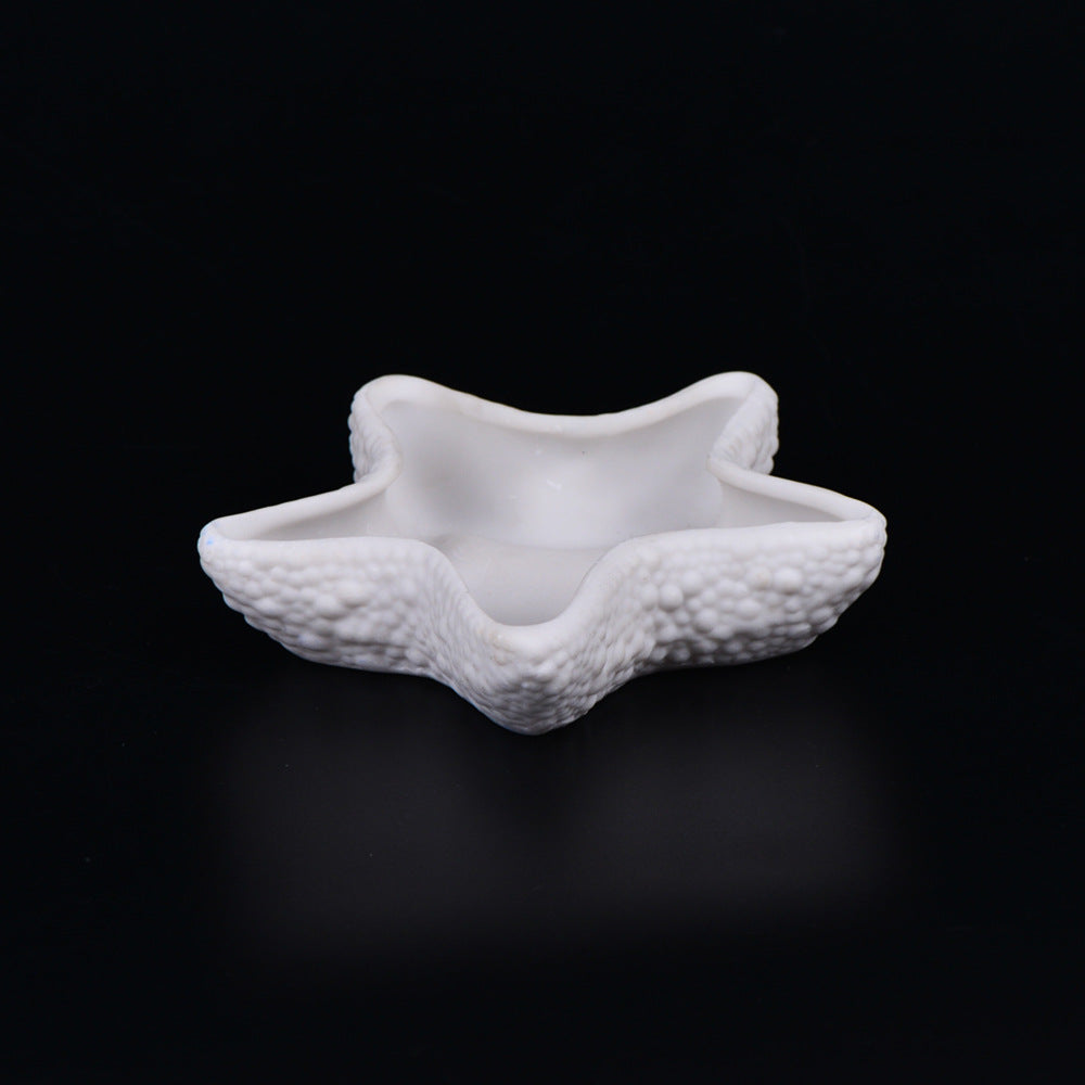 Crystal ball resin base dolphin shell pointed snail starfish bowl conch home decoration ornaments supply 